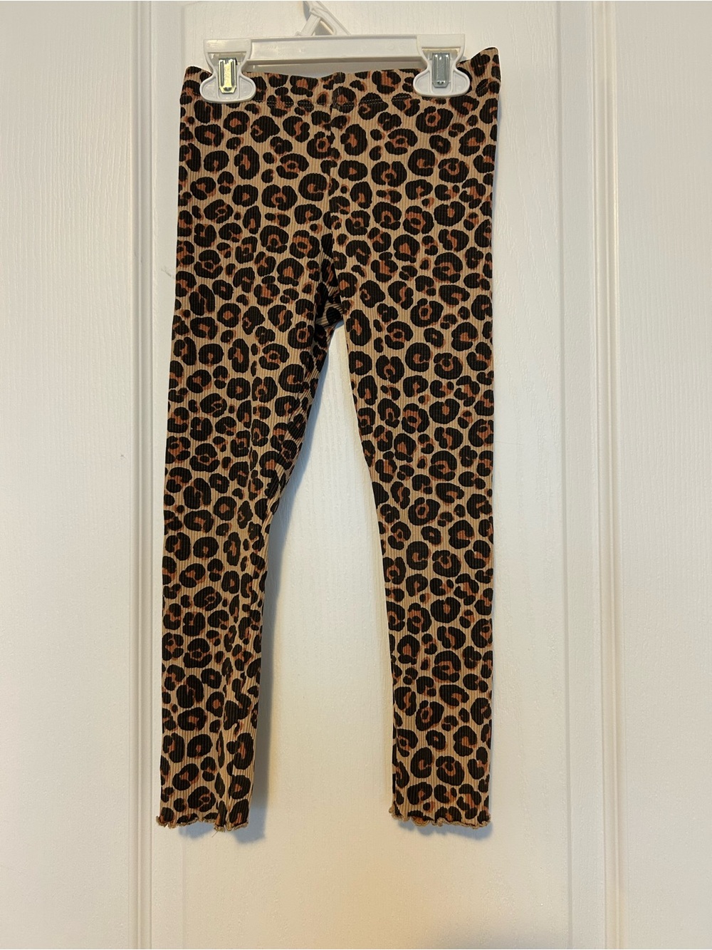 H&M Kids Leopard Ribbed Leggings